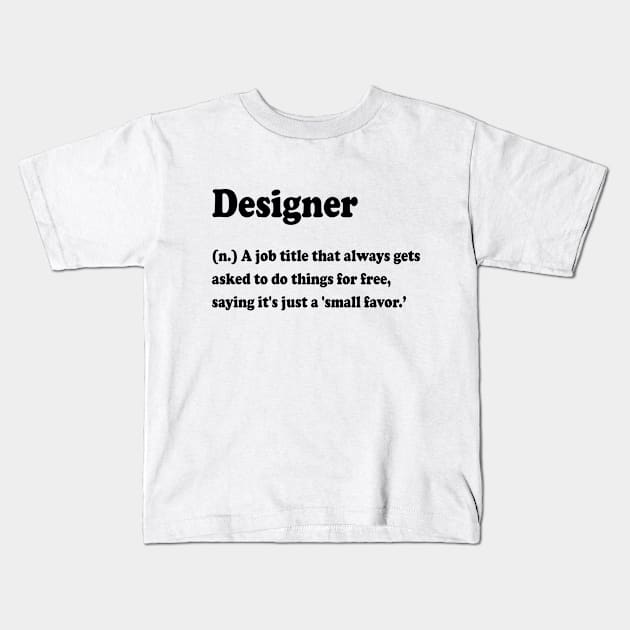 Designer Kids T-Shirt by bmron